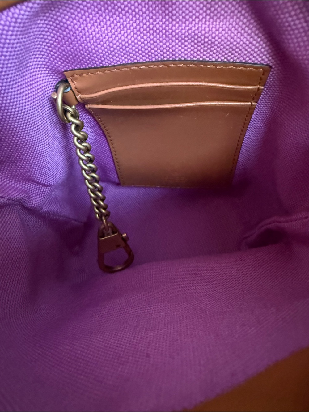 Gucci Multicolor Chevron Straw Bucket Crossbody - Purple, Yellow, Mint - Picture 6 of 6